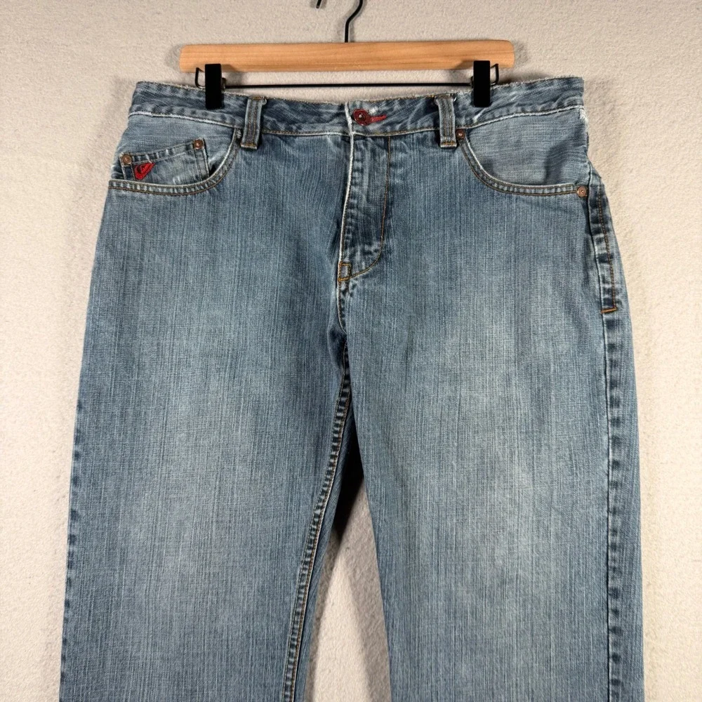 Quiksilver QuikJean Regular Fit Blue Denim Jeans Mens 36x28 FQSD1035S